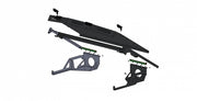 Havis 2020-2021 Ford Interceptor Utility Premium Raised Fold-Up Cargo Plate with 200 lbs Lift Struts